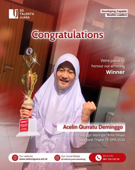 Juara Harapan 2 Pasanggiri Jaipongan Antar Pelajar Jawa Barat Tingkat TK-SMA 2026
