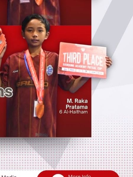 3rd Place in Bandung Academy Futsal Cup 2026 U-11