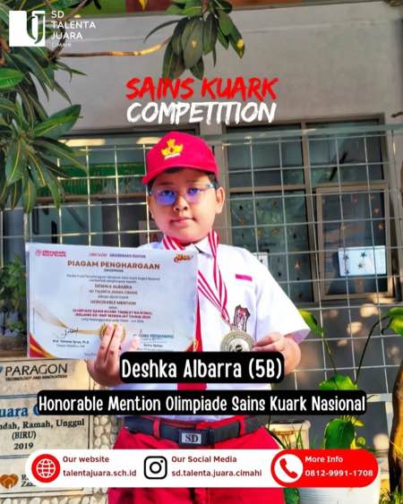 Honorable Mention Olimpiade Sains Kuark Tingkat Nasional 2026