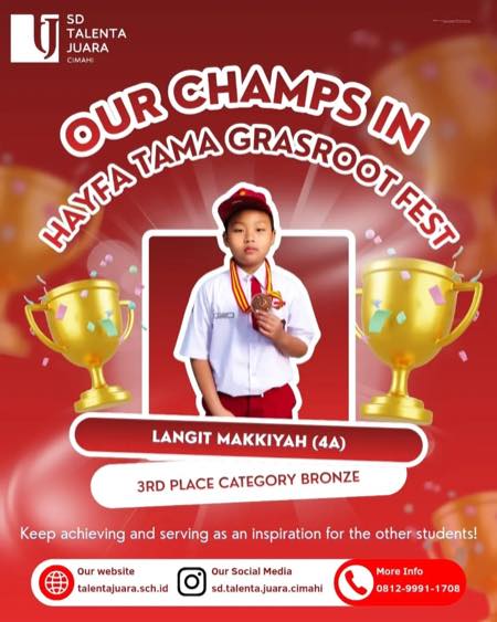 Juara 3 Category Bronze Hayfa Tama Grasroot Fest 2026