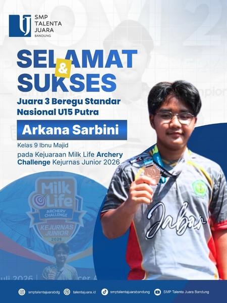 3rd Place in Boys U-15 National Standard Team MilkLife Archery Challenge National Junior Championship 2026