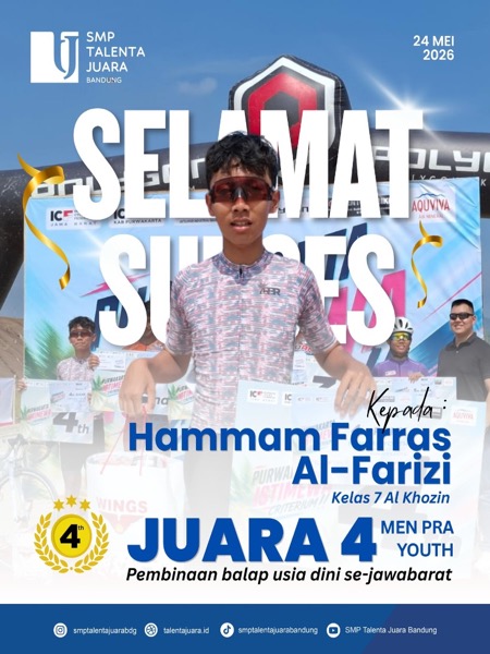 4th Place Men Pre-Youth Early Age Racing Development in West Java