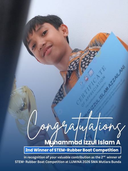 2nd Place in the Competition at Lumina 2026 Mutiara Bunda High School