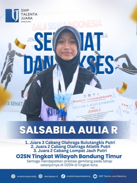 3rd Place in O2SN Girls' Badminton at East Bandung Regional Level
